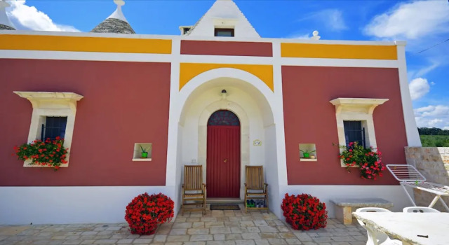 Семейный коттедж с 2 комнатами с видом на сад I Trulli Di Nonno Giovanni