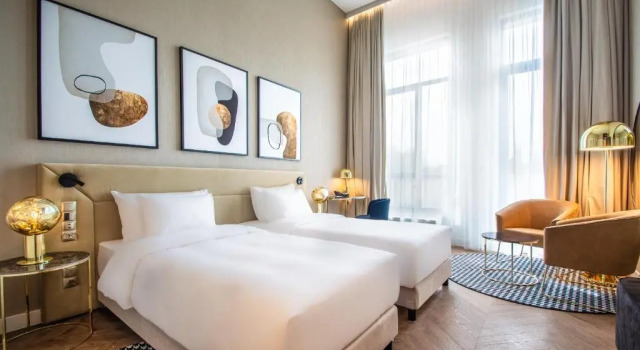 Семейный номер Standard Мансарда с балконом Radisson Blu Hotel Sopot