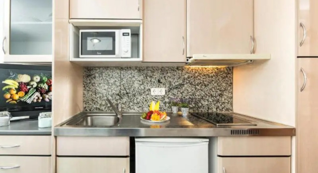Четырёхместные апартаменты c 1 комнатой с балконом Apartaments Blau by Marsol