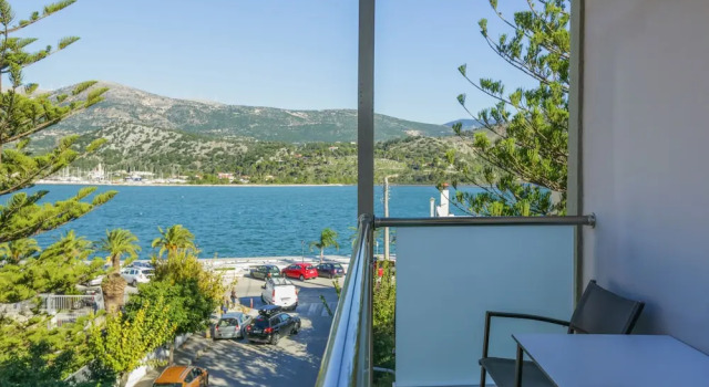 Трёхместный номер Standard с балконом и с видом на море Mouikis Hotel Kefalonia