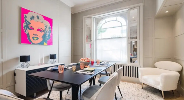 The Notting Hill Townhouse, Забронировать Дом для отпуска Коттеджи Лондона, рядом с Кенсингтонский дворец, Коттедж