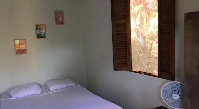 Семейный люкс с балконом и с видом на сад Rancho Ecologico Oasis de Luz