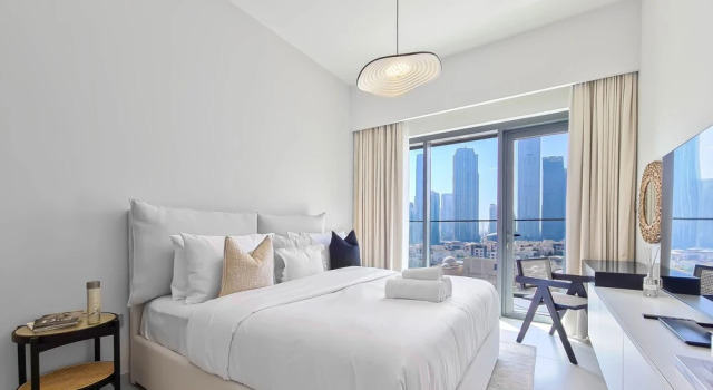 Manzil - 2BR | Downtown | Full Burj Khalifa view, Забронировать Отель Бизнес-отели Эмирата Дубая, рядом с Дубайский аквариум, 4* 5*