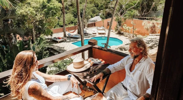Номер Superior Pousada Casa Cactus Praia da Tartaruga Búzios