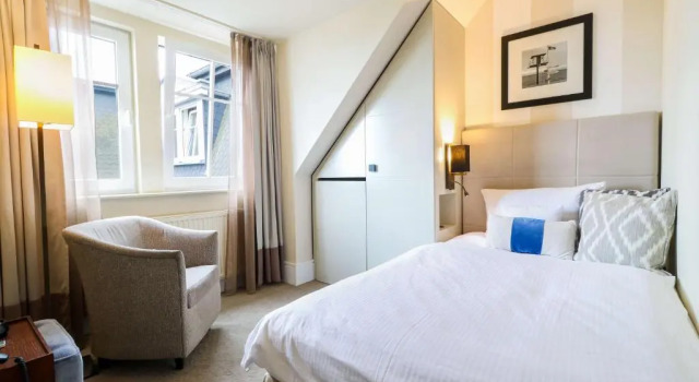 Одноместный номер Standard с частичным видом на море Strandhotel Ostseeblick