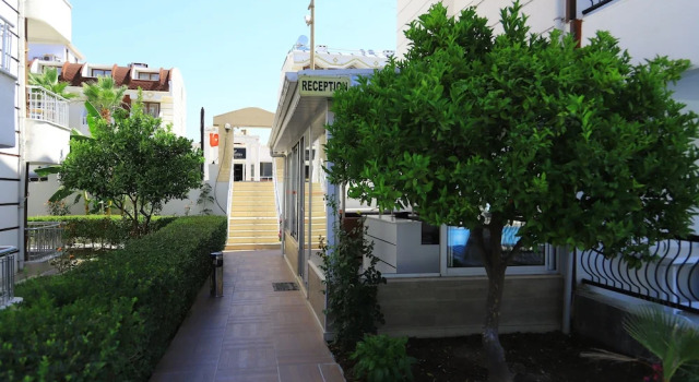 Yeni Astral Apart Hotel, Rezerwuj Apartamentowiec hotelowy Hotele w Side Coast z basenem, Basen