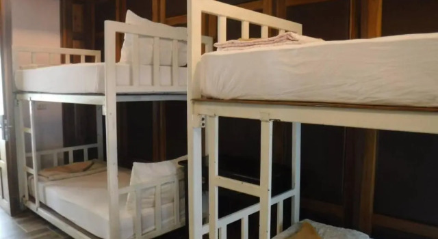 Кровать в общем номере Seashell Resort Hostel Koh Tao
