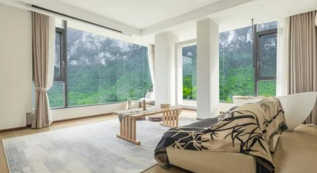 Люкс с видом на горы Qingchan Yueju | Villa · Light Luxury Vacation Homestay