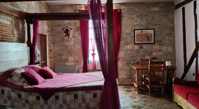 Двухместный номер Comfort Chambres dhôtes lEscuelle des Chevaliers