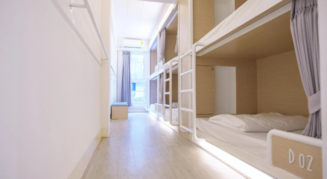 Кровать в общем номере (женский номер) About A Bed Hostel Chiangmai