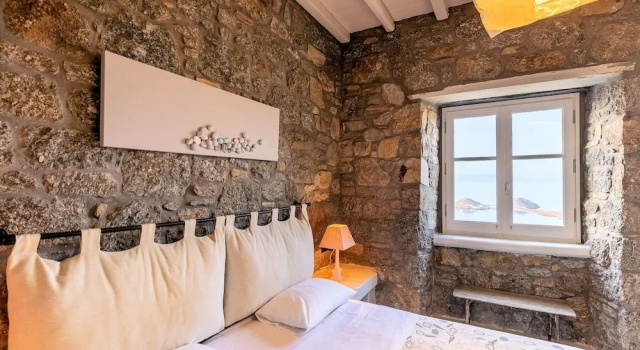 Seaview Villa Galanos at Kalafatis Beach, Забронировать Вилла Коттеджи Калафатис, Коттедж