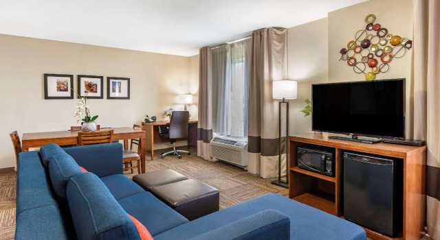 Двухместный люкс Business Comfort Suites Urbana Champaign, University Area