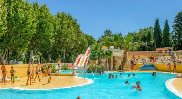 Mobil home « lysea », 6p, Clim, Rezervovat Hotel Hotely v Canal du Midi s bazénem, Bazén