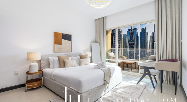 Апартаменты LUX The 02 Residences JLT Suite