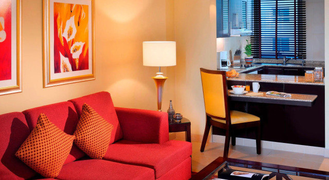 Двухместные апартаменты c 1 комнатой с балконом и с видом на город Marriott Executive Apartments Manama, Bahrain