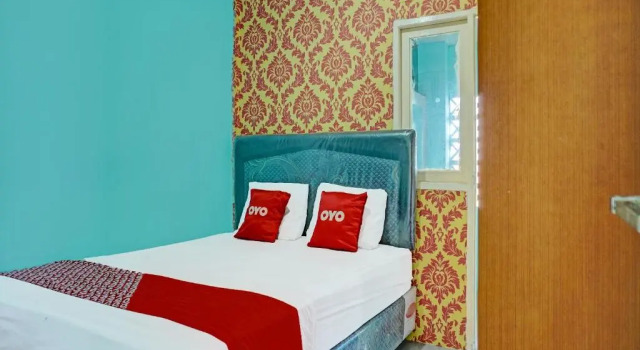 Standard- dobbelt værelse Hotel O Home Stay Elis Cateliya Syariah
