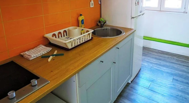 Кровать в общем номере Croparadise Hostel