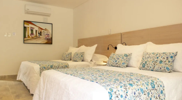 Standard quadruple chambre La Gloria Hotel by BespokeColombia