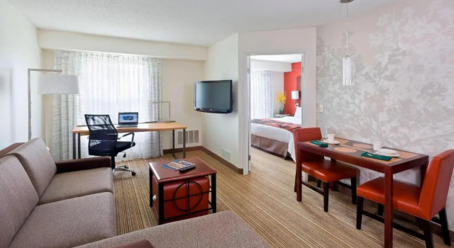 Двухместный люкс c 1 комнатой Residence Inn by Marriott Houston The Woodlands/Lake Front Circle