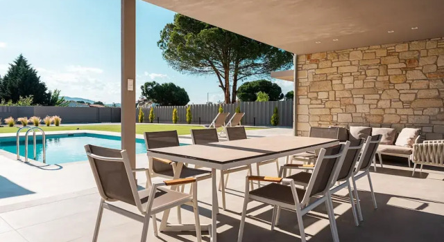 Terra Petra Luxury Villas - Gaia Villa, Rezerwuj Willa Hotele w Sithonia z parkingiem, Parking