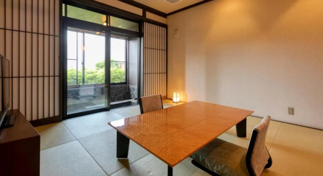 Номер Standard с видом на горы Yufuin Onsen Toshoan