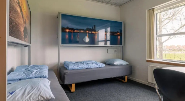 Camera doppia con vista sulla città Danhostel Ribe
