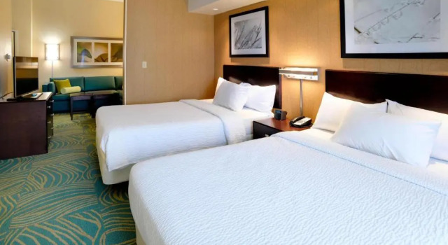 Четырёхместный люкс SpringHill Suites Terre Haute