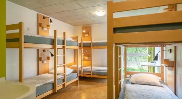Кровать в общем номере Backpackers Villa Sonnenhof - Hostel Interlaken