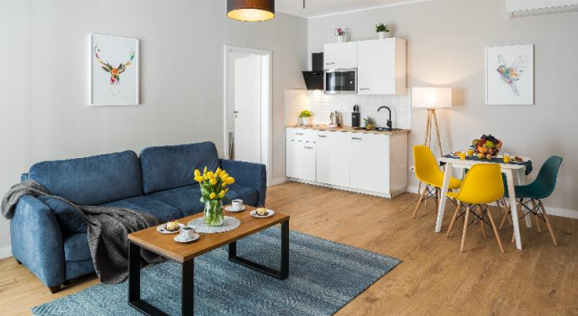 Апартаменты с 2 комнатами с балконом Vistula Boutique Exclusive Apartments