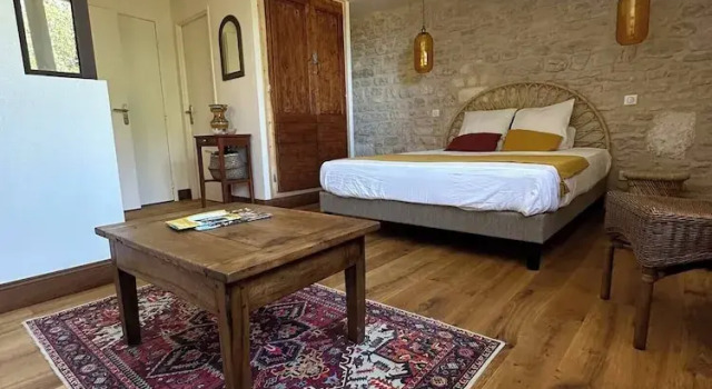 Deluxe double chambre Vue piscine Ô Trois Puits