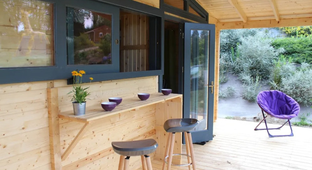 Шале с 3 комнатами Insolites Du Camping De Trezulien