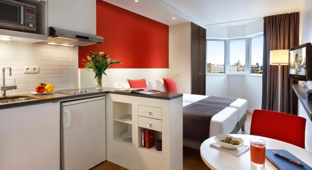Номер Standard Citadines Montparnasse Paris