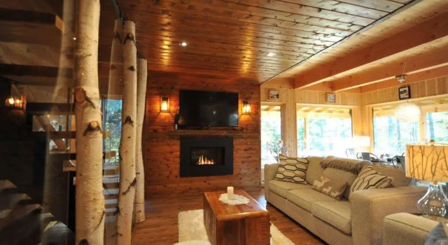 Les Bouleaux - Les Chalets Spa Canada, Rezervovat Chata La Malbaie 