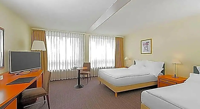 Одноместный номер Standard с красивым видом из окна NH Fribourg Hotel