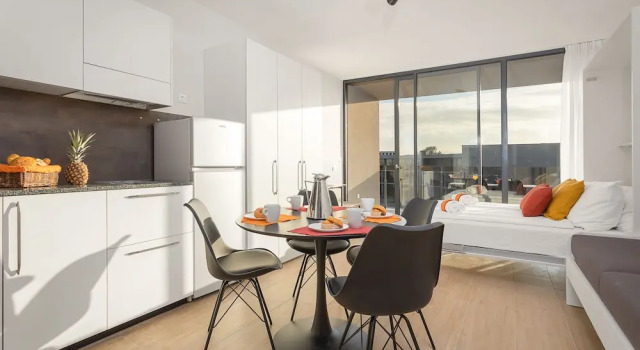 Апартаменты c 1 комнатой с балконом и с видом на бассейн Residence Del Mar Emotion
