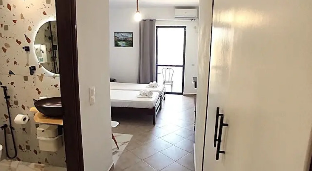Двухместные апартаменты Standard с балконом и с видом на море Creta Star Apartments