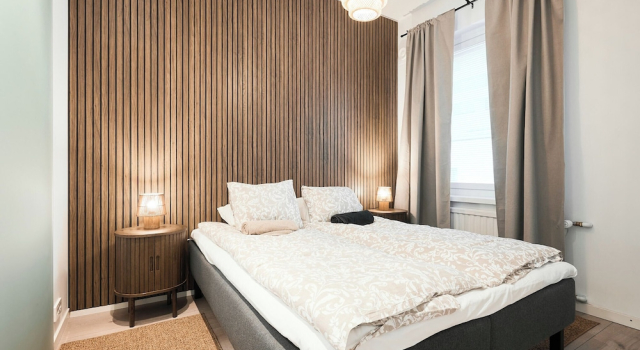 Modernized 1920s Apartment, Boek Appartement Hotels in Zuid Finland met parkeren, Parkeren