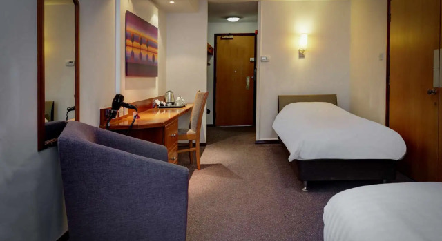 Двухместный семейный номер Deluxe Plaza Hotel, Preston Lancashire, Sure Collection by Best Western