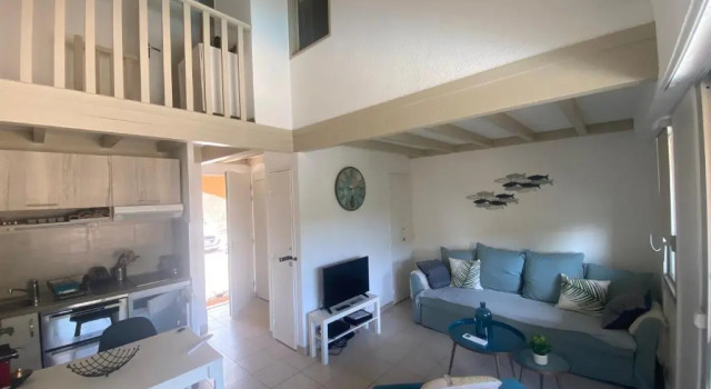 Golfe St Tropez Magique T2 duplex vue mer piscine, garage