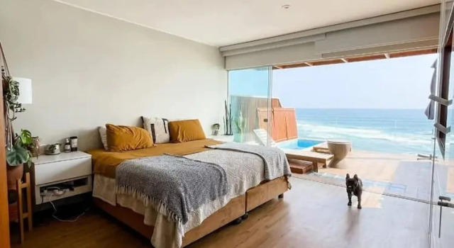 w Oceanview 2BR w Terrace in Punta Hermosa, Book Lejlighed Punta Hermosa Lima-provinsen