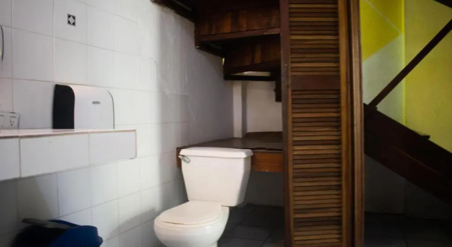 Кровать в общем номере Hostel Plinio
