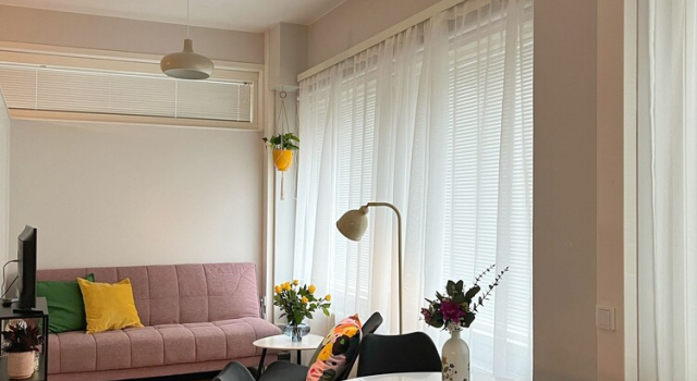 Студия Deluxe Stylish 47m2 Studio Apartment