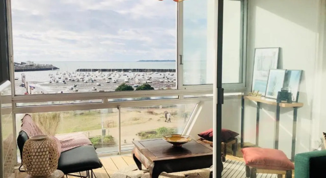 Студия с видом на море Studio Face Mer Pornichet – Vue Baie De La Baule