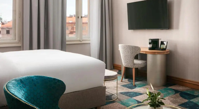Deluxe Dvoulůžkový s manželskou postelí pokoj Allure Hotel & Residence Prague