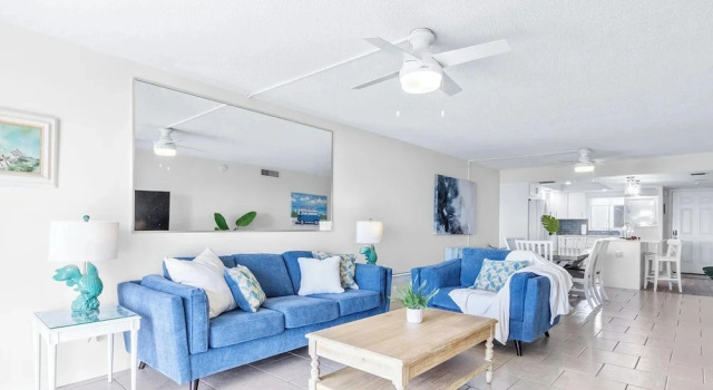 Номер Standard с 3 комнатами с красивым видом из окна Cocoa Beach Towers - Oceanfront Resort with Heated Pool, Tennis Steps from the Pier