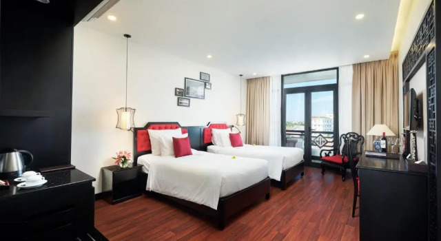 Двухместный номер Deluxe с балконом Hadana Boutique Resort Hoi An