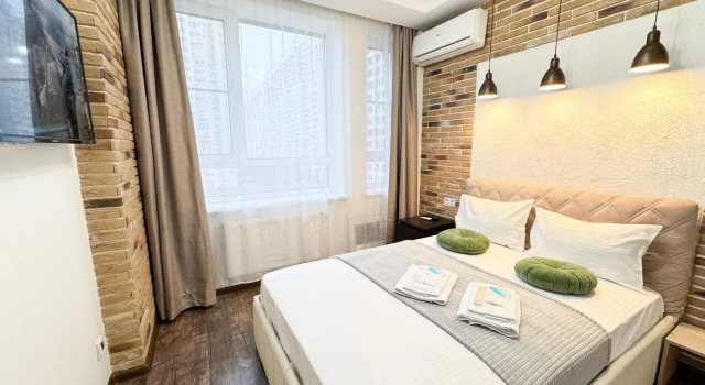 Designer apartments in Khimki, Sovkhoznaya str., 16k2, Rezervovat Apartmán Hotely v Chimki s parkováním, Parkování