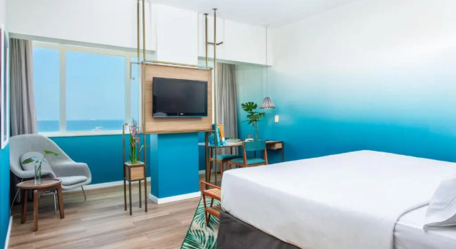 Двухместный номер Deluxe с видом на море Mercure Rio Boutique Hotel Copacabana