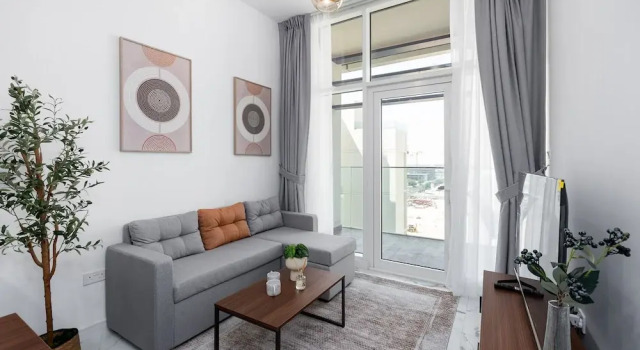 Апартаменты Urban 1BR in Masdar City w Pool View Balcony