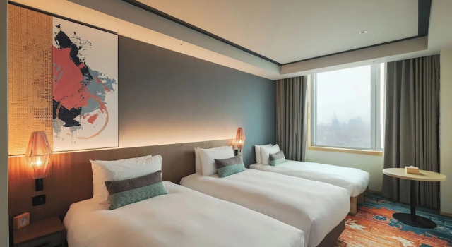 Номер Standard с 2 комнатами с видом на город Solaria Nishitetsu Hotel Taipei Ximen